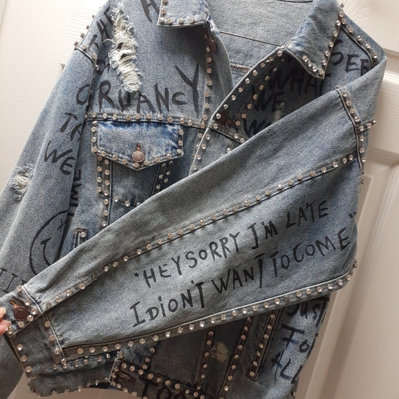 Rare LEVI'S Hand painted jacket @ I LOVE DIY by Panida - Picture 12 of 15